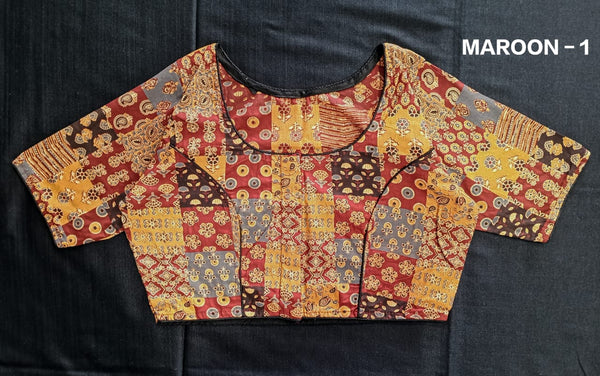 Ajrakh Cotton Blouse