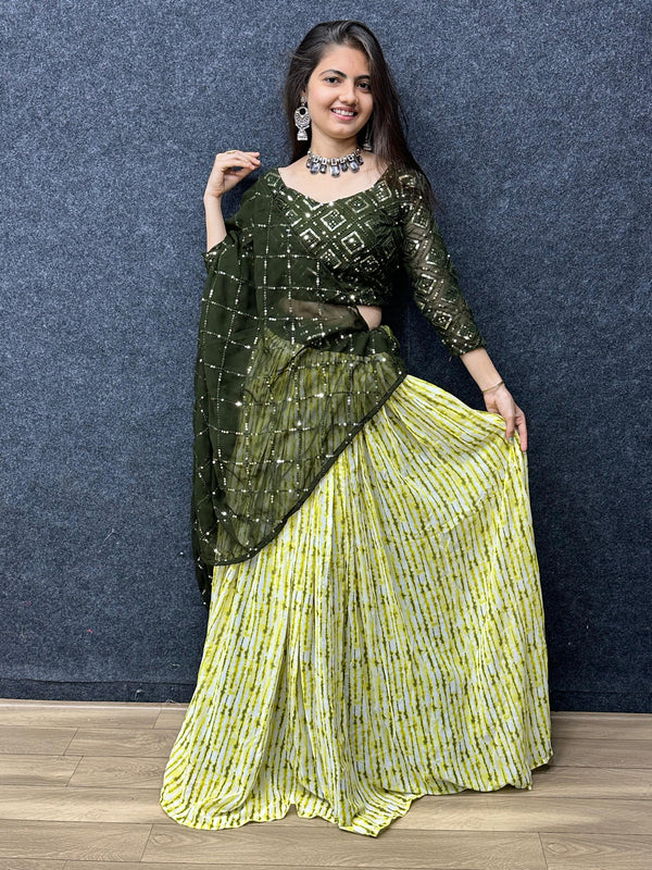 Fox Georgette Navratri Special Lehenga